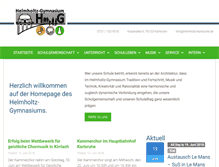 Tablet Screenshot of helmholtz-karlsruhe.de